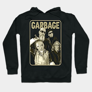 Bleed Like Me Ensemble Garbages Band Tees, Bleed Style in the Dark Glamour of Alternative Hoodie